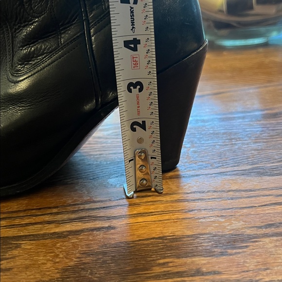 Rare FRYE Deadstock Black Leather Mustang Boots - Picture 7 of 7